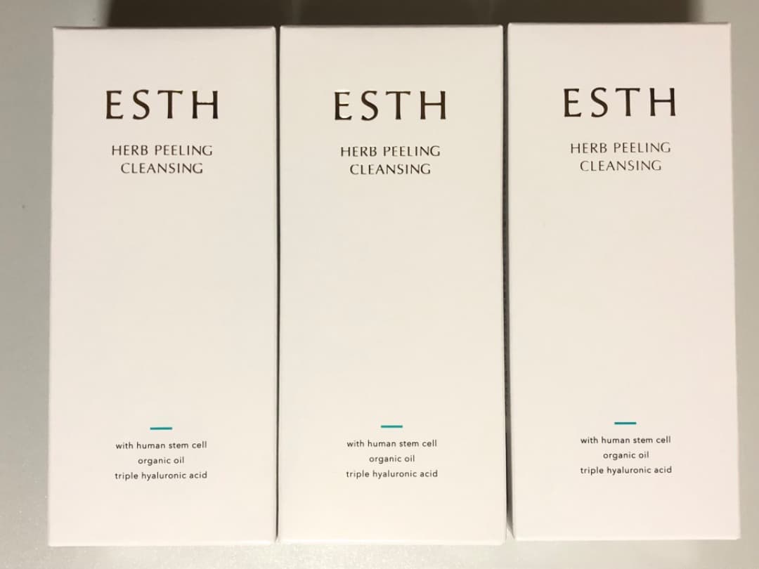 【新品　未使用】ESTH エス　ハーブピーリングクレンジング　120g×3本