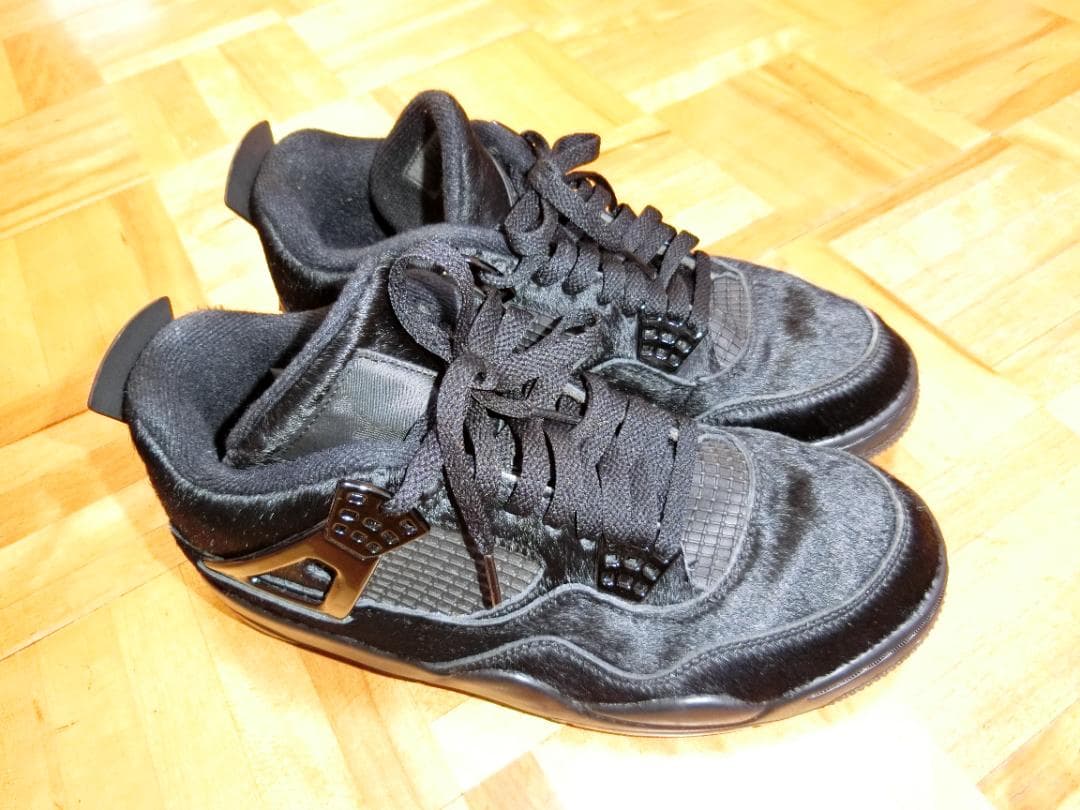 エア ジョーダン 4 BLACK CAT GOLFスニーカーシューズ