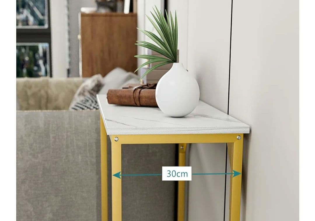 コンソールテーブル　カウンター　サイドスリム　玄関　リビング大理石調