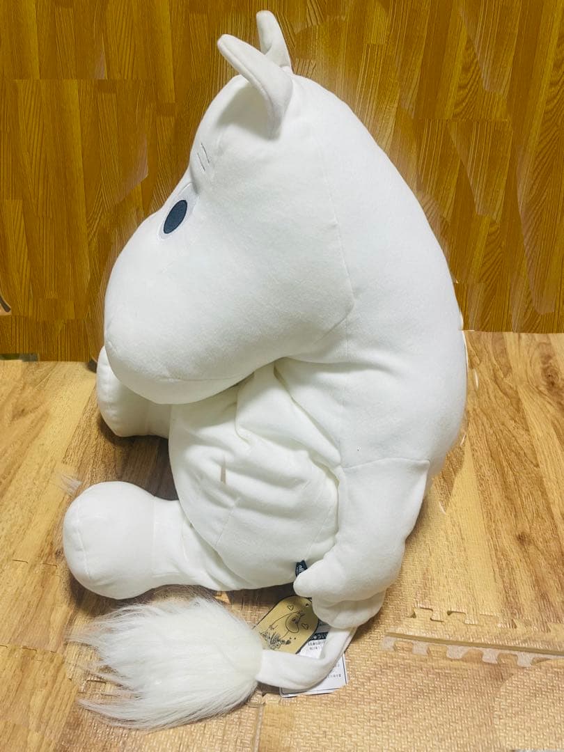 もっちり　ムーミン ぬいぐるみ　ホワイト【タイムセール】