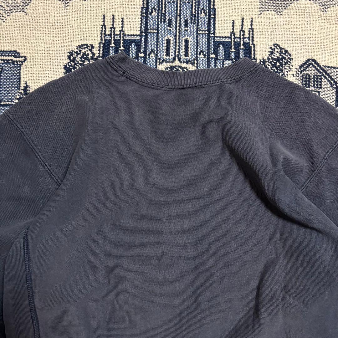 ボロ　80s champion リバースウィーブ　サンフェード　ナス紺　USA製