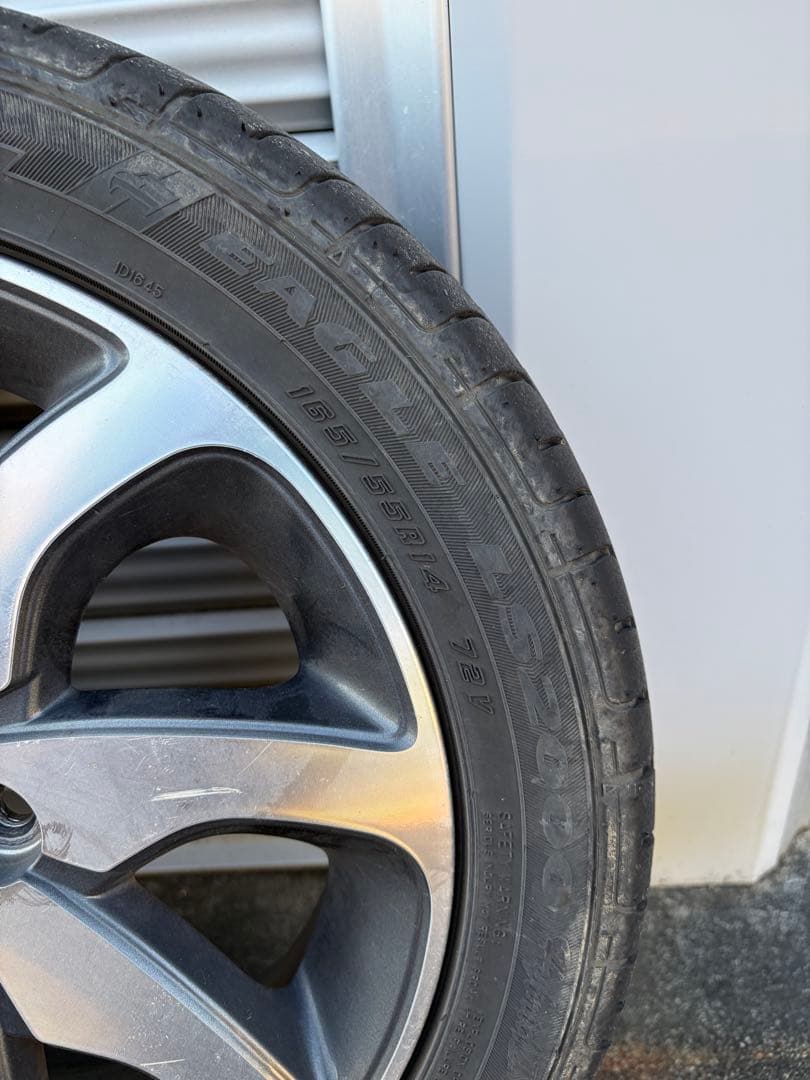 パレットsw純正　スズキ 14インチ ホイールセット タイヤ付き　グッドイヤー