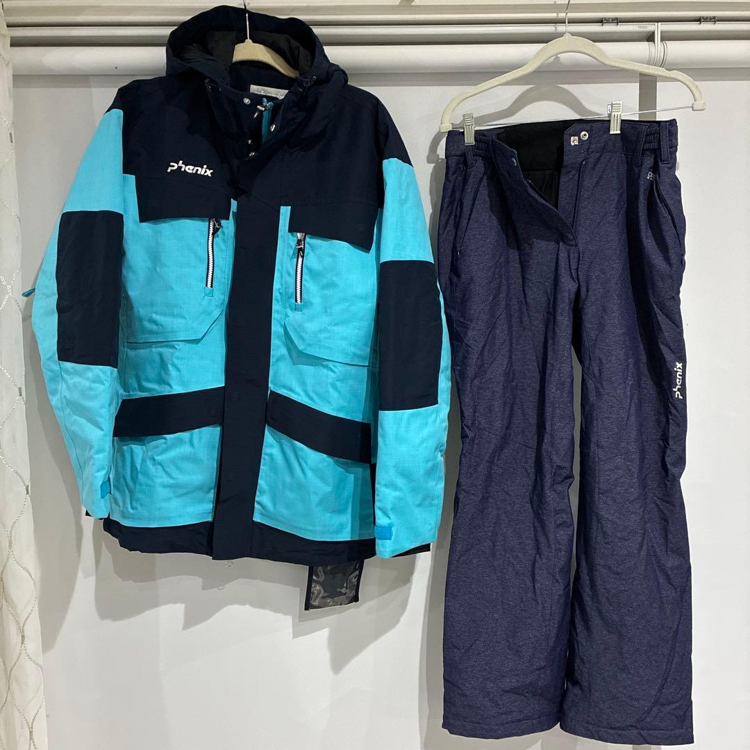 Phenix スキーウェア 青　Mサイズ　ズボンXL 上下セット