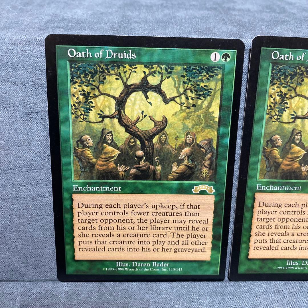 MTG ドルイドの誓い OathofDruids 英語版 EXO 3枚