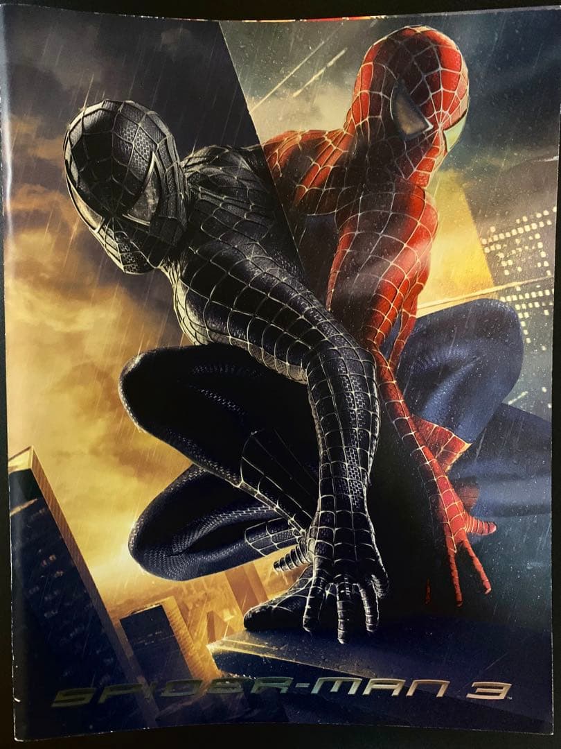 スパイダーマン　登場全作品　パンフレット　１４冊　ステッカー付き、特装版２冊入り