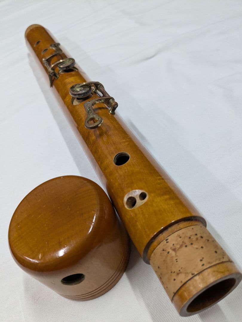 ゼンオン　木製　バスリコーダー　5400B　バロック式