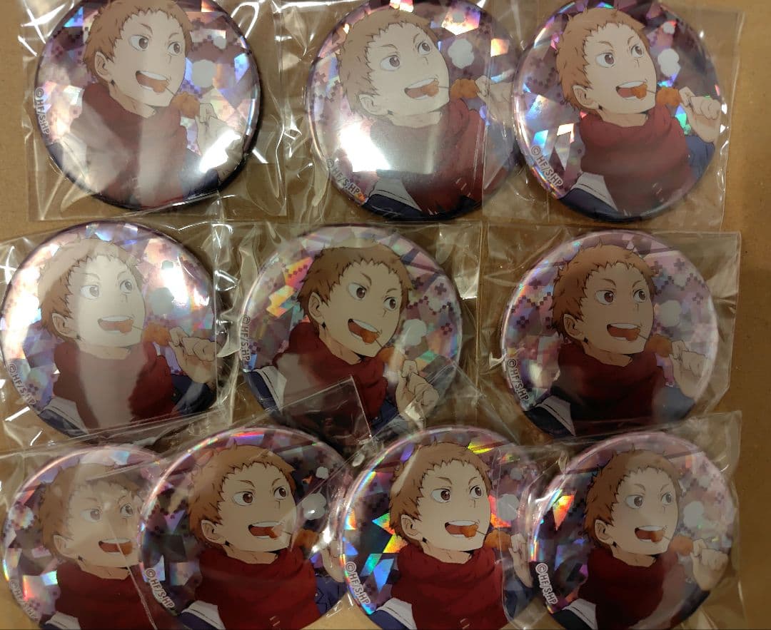 ハイキュー Autumn&Winter ホログラム缶バッジ 夜久衛輔 10点