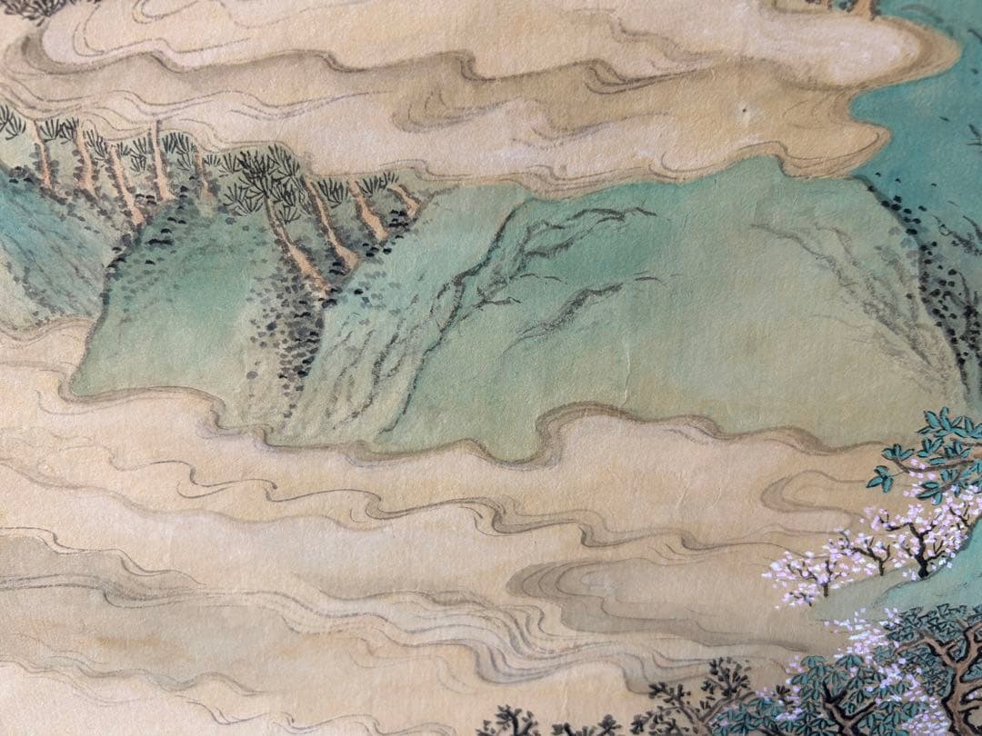 水墨画   肉筆  中国画 山水画