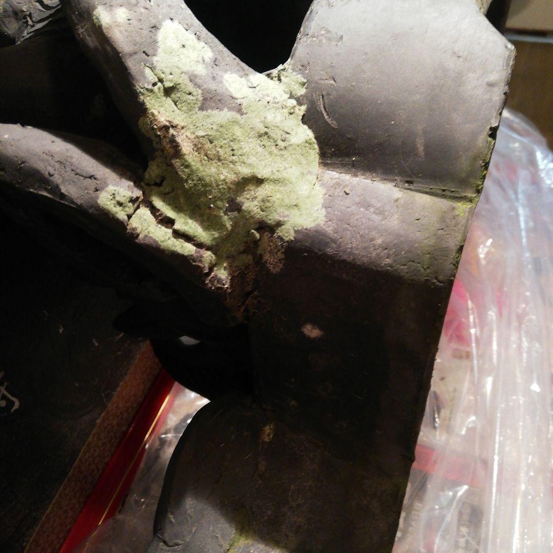 江戸時代後期幕末期頃凄まじい迫力大型寺社仏閣魔除厄除大棟鬼師鬼面細密造形時代古瓦