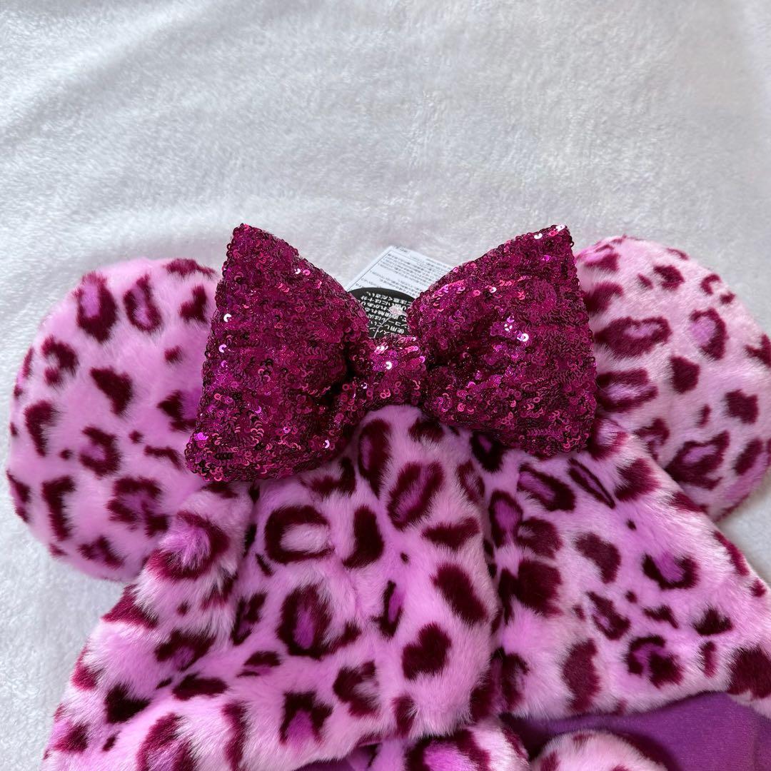 ミニー ファンキャップ ヒョウ柄 レオパード ピンク ディズニー