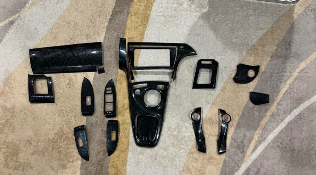 プリウスZVW30シリーズ （グリップ、ブラック ウッドグレー）パネル付き