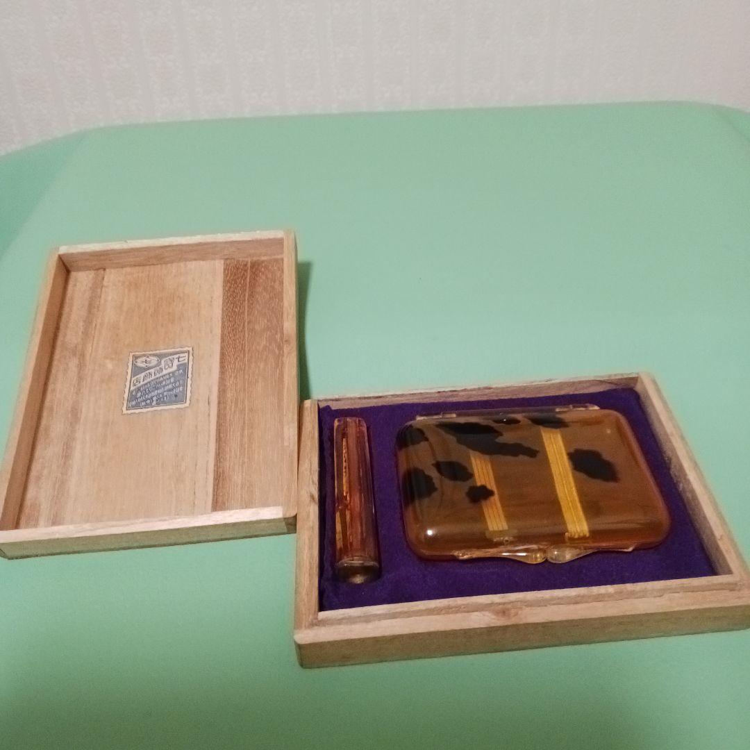 べっ甲　鼈甲　タバコケース　シガレットケース　煙管　パイプ　アンティーク