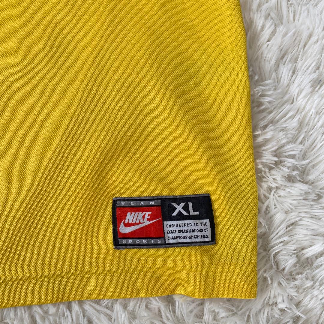 【ナイキ】　ブラジル代表　ロナウド　98フランスW杯　当時物　イギリス製　XL