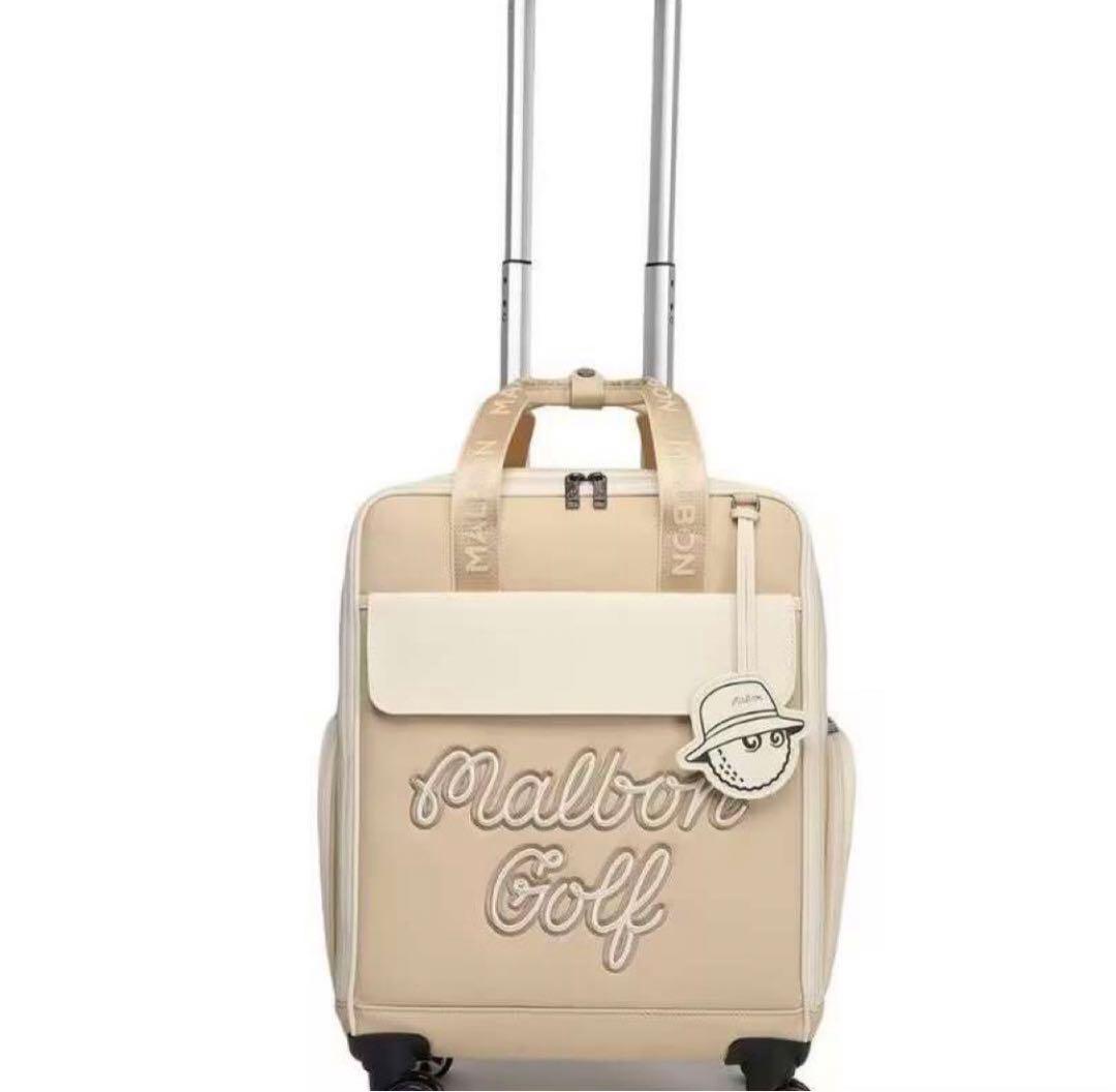 マルボンゴルフ Malbon キャディバッグ スーツケース 2点セット