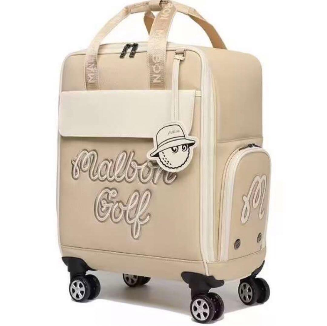 マルボンゴルフ Malbon キャディバッグ スーツケース 2点セット