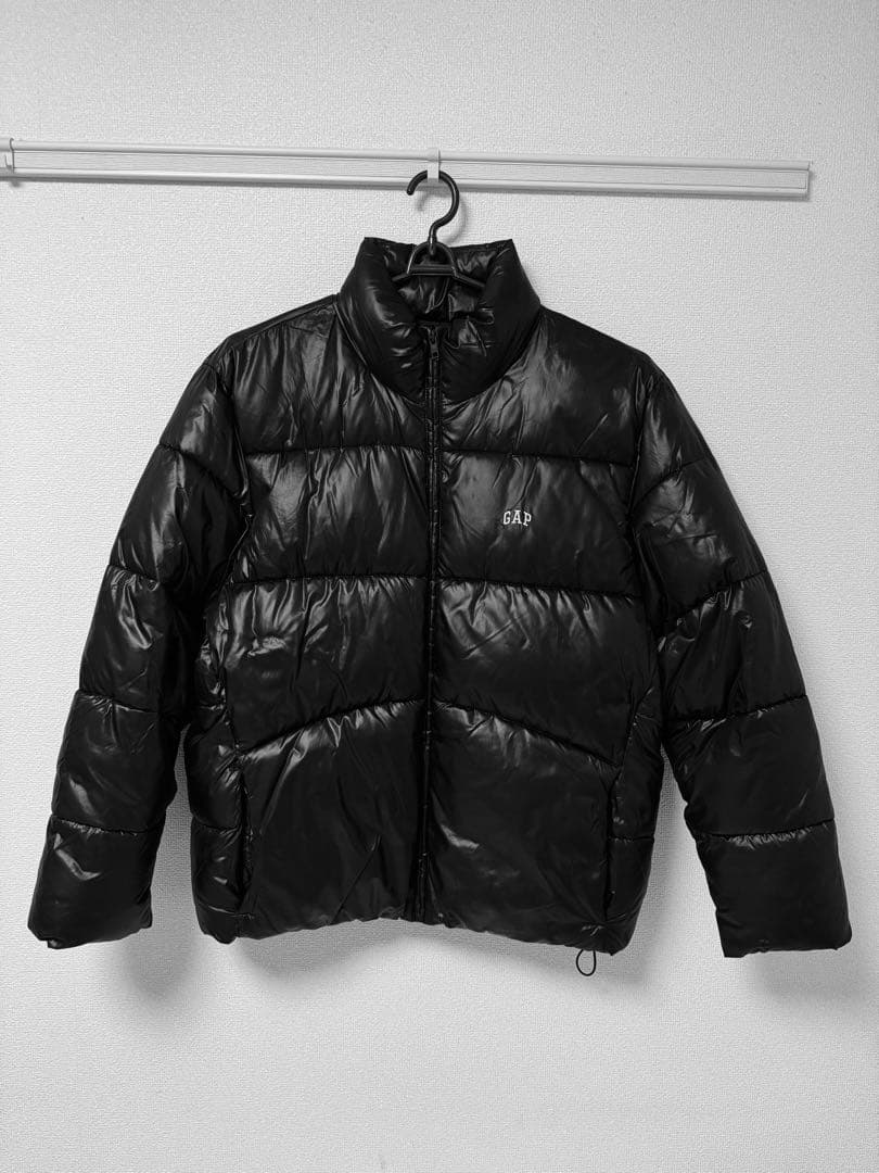 【ぱと】GAP ダウンジャケット パファージャケット ブラック Mサイズ