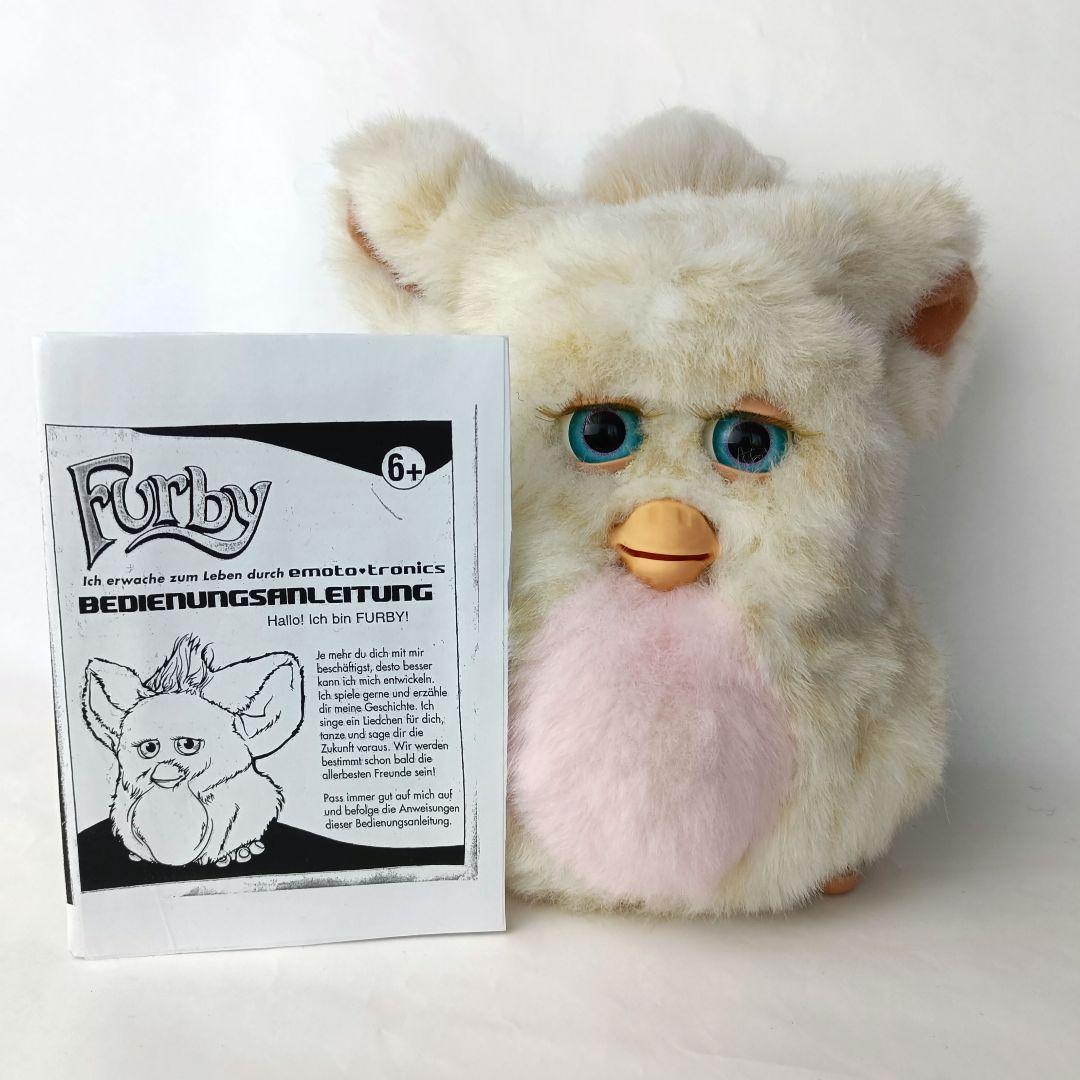 【稼働品】ファービー2 キャラメルシロップ ブルー目 ドイツ語版