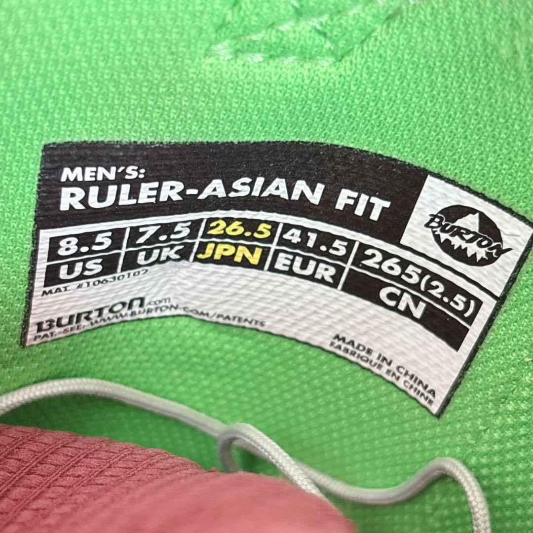 ②バートン/BURTON/RULER スノーボードブーツ 26.5センチ