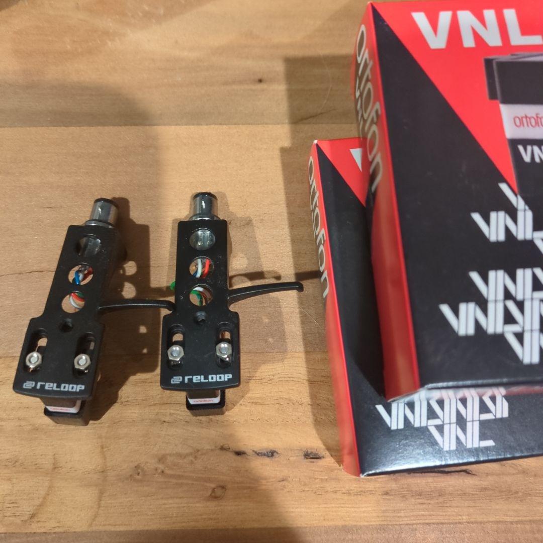 Reloop　ortofon VNLレコードカートリッジ 2個セット 交換針４個