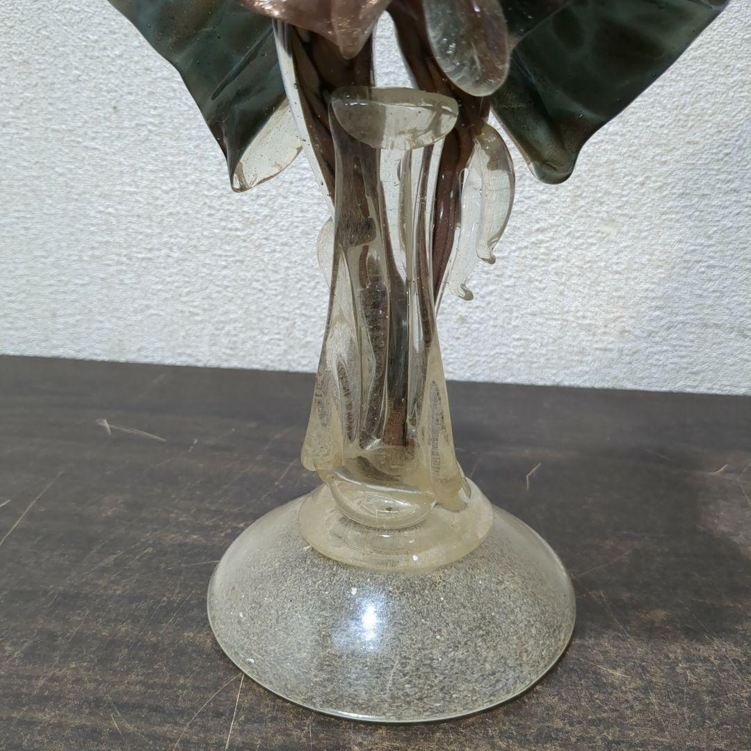 MURANO ベネチアグラス イタリア ガラス工芸品　M2239