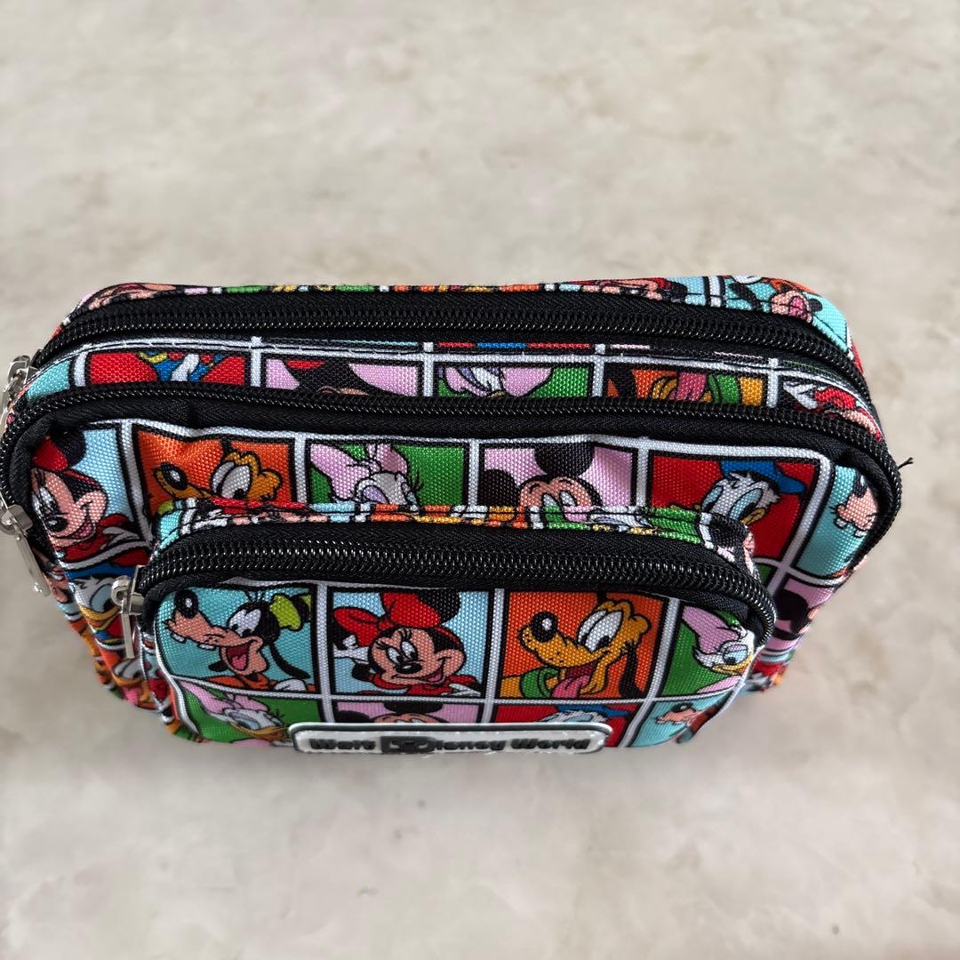 海外ディズニーディズニーワールド　ショルダーバッグ　ボディバッグ　ウエストポーチ