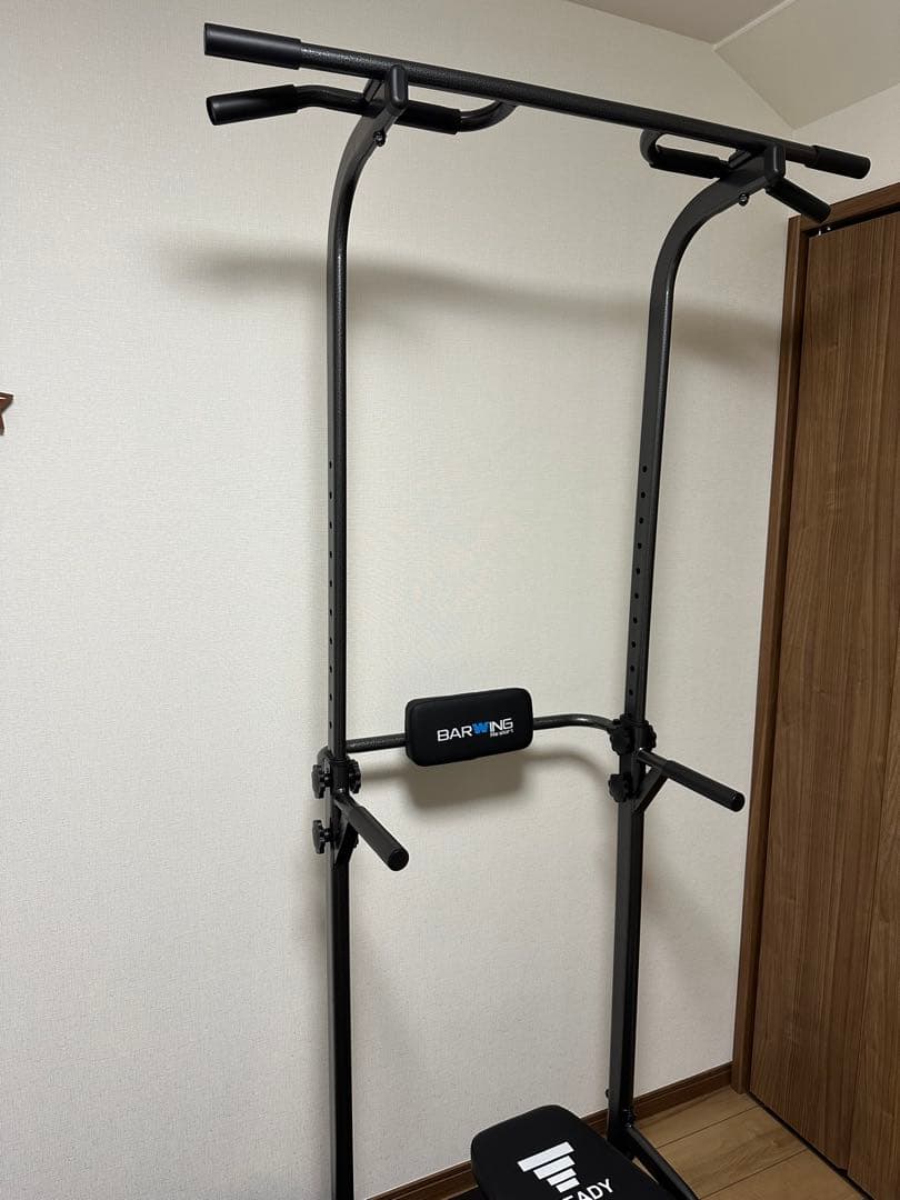 【千葉県・引取限定】ダンベル・トレーニングベンチ・懸垂バー 3点セット