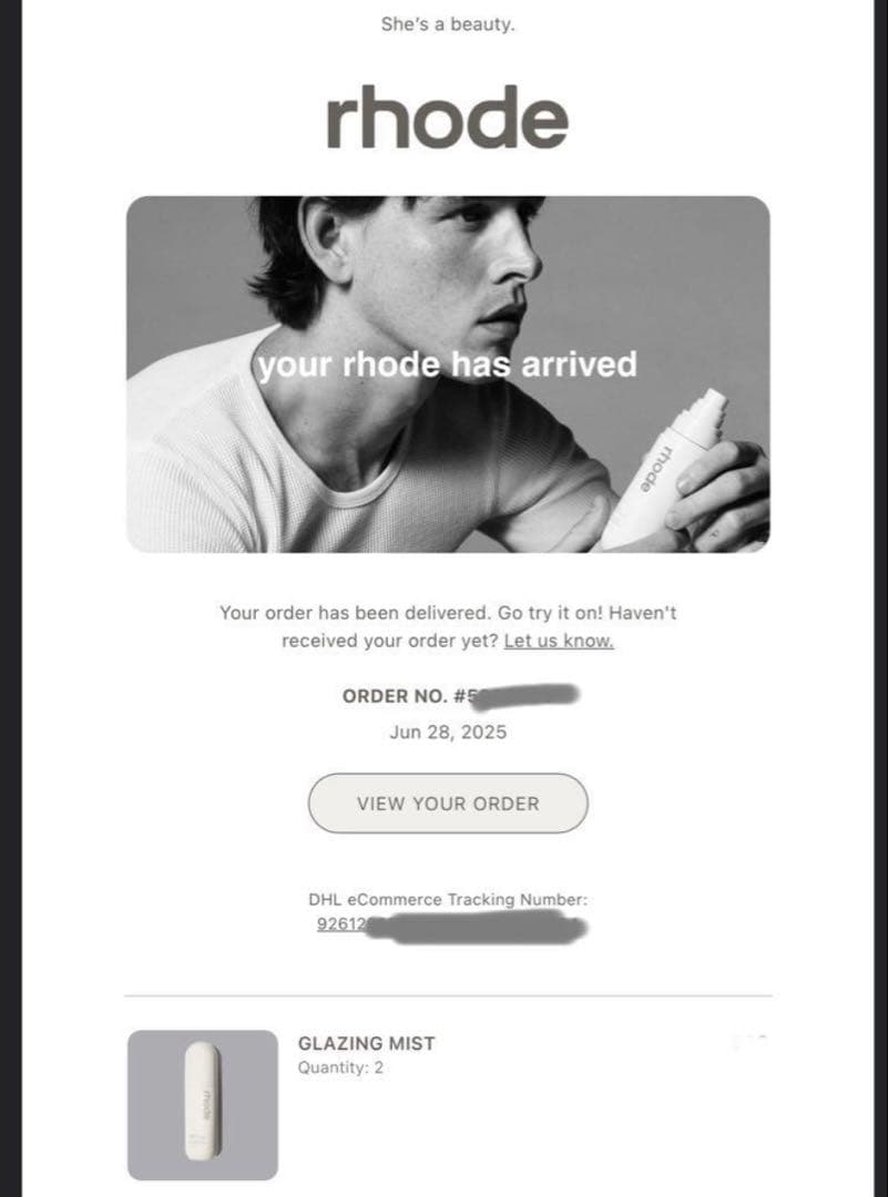 RHODE GLAZING MIST / LEMONTINI リップ ティント