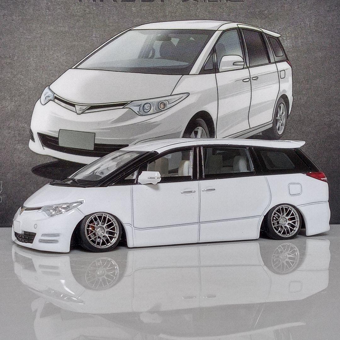 MASDI 50エスティマ 改　ホワイト