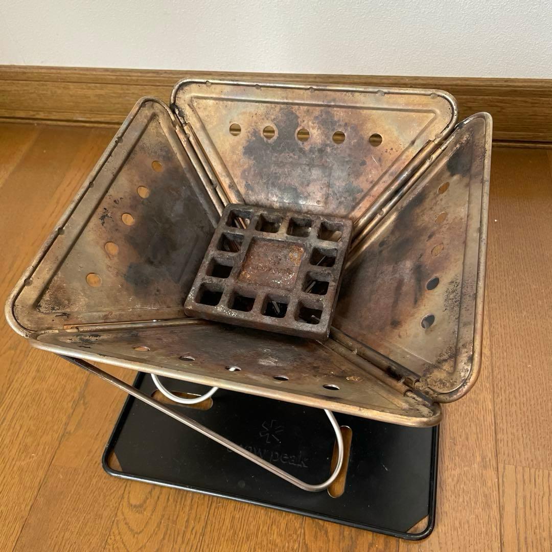 廃盤の焚火床Pro付き　スノーピーク 焚き火台S　セット