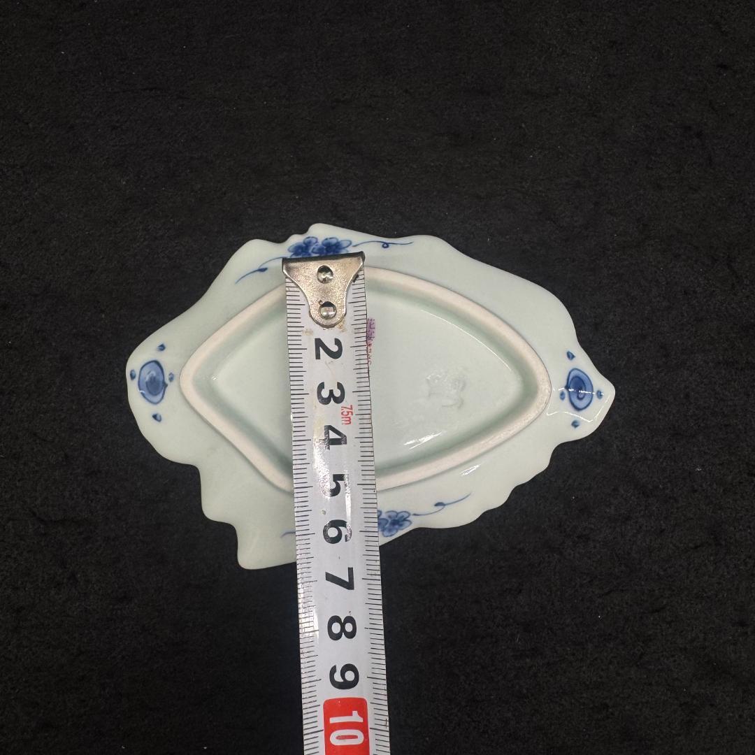 源氏物語 花宴　変形姫沢瀉紋　銘々皿 大皿1枚小皿5枚。6枚セット