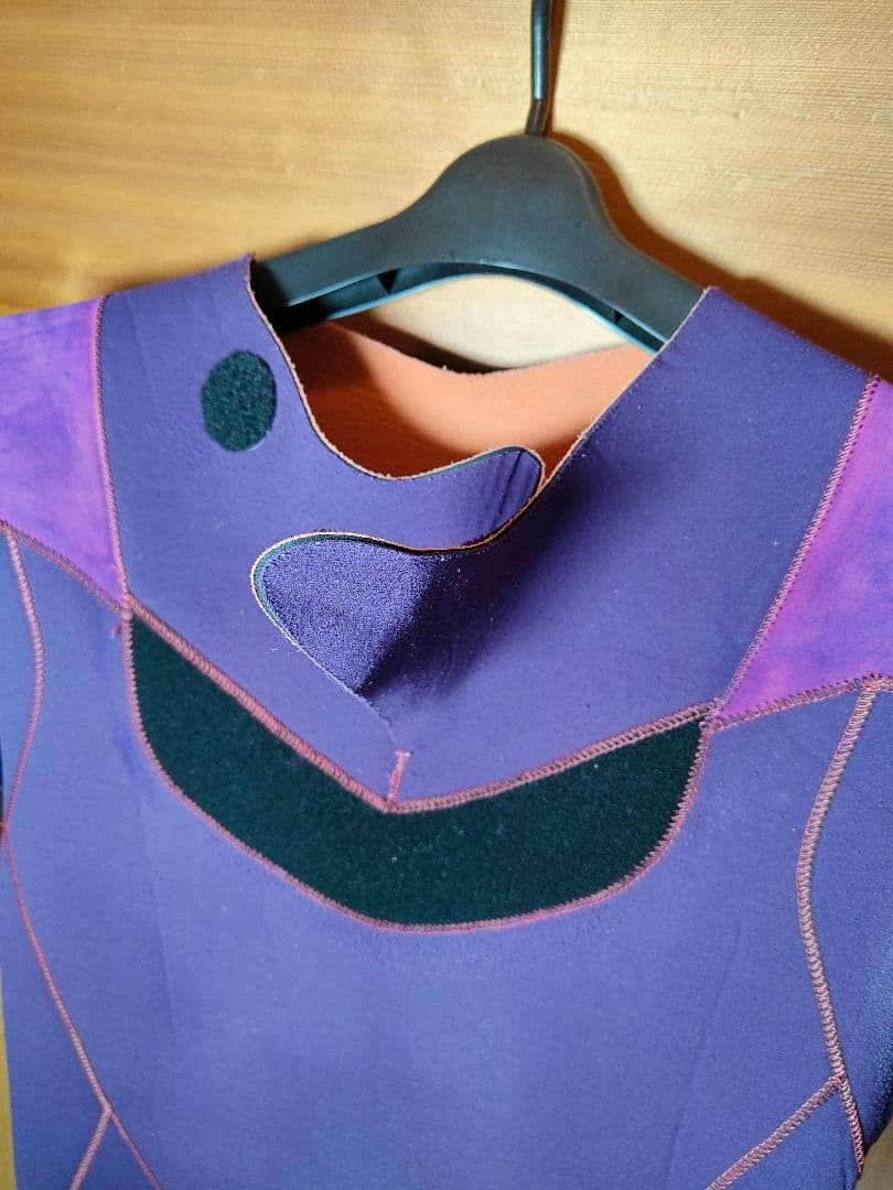 【美品】MAXIM 正規品　パープル　高級ウエットスーツ　ノンジップ　スプリング