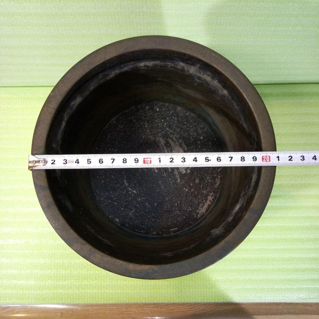火鉢　手火鉢　木の土台有り　レトロ　古民具　古道具　美術火鉢　インテリア