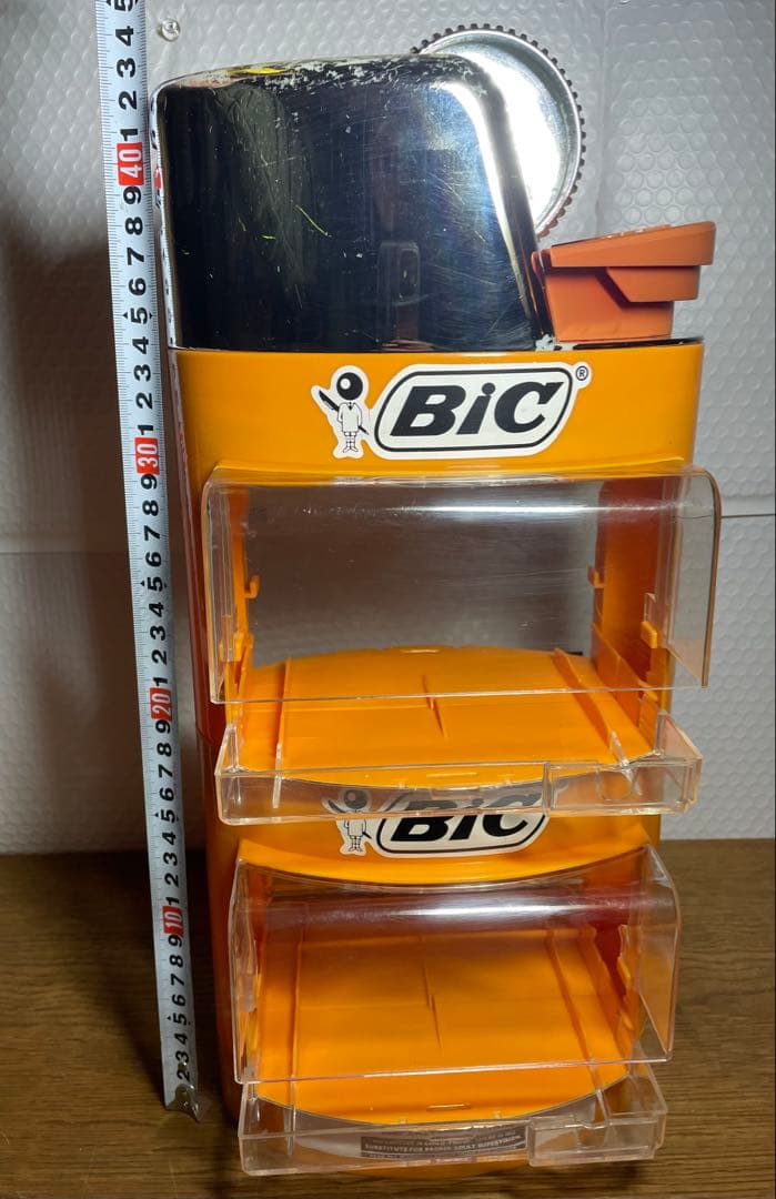高さ約43センチ 非売品 BICライター 2段 ジャンボディスプレイ 店舗用