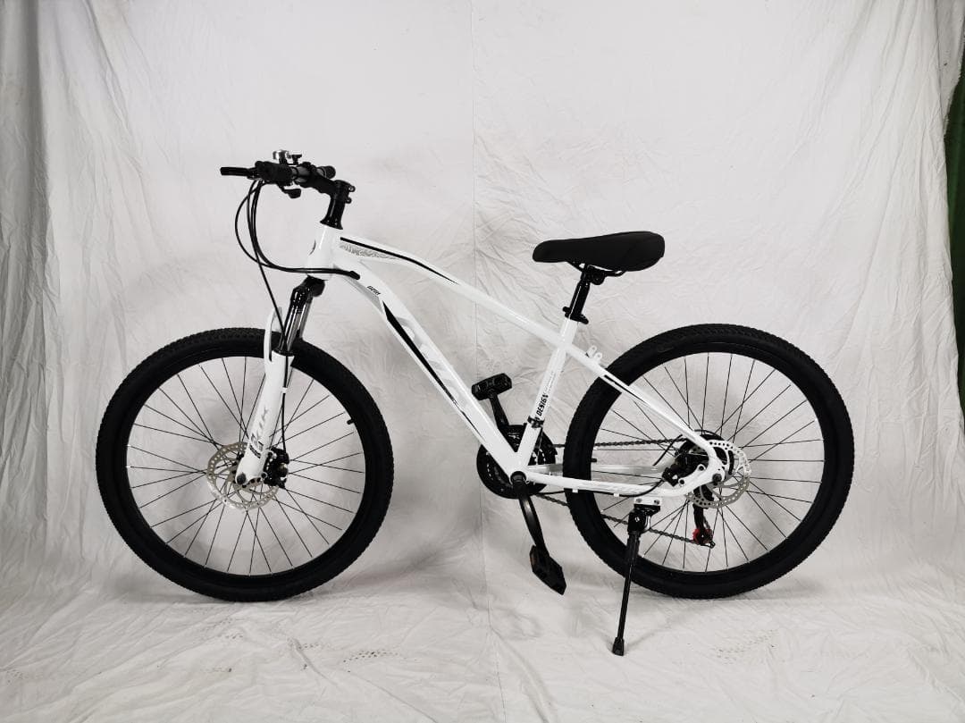 新品LS26 自転車 マウンテンバイク　泥除け　鍵 シマノ21速