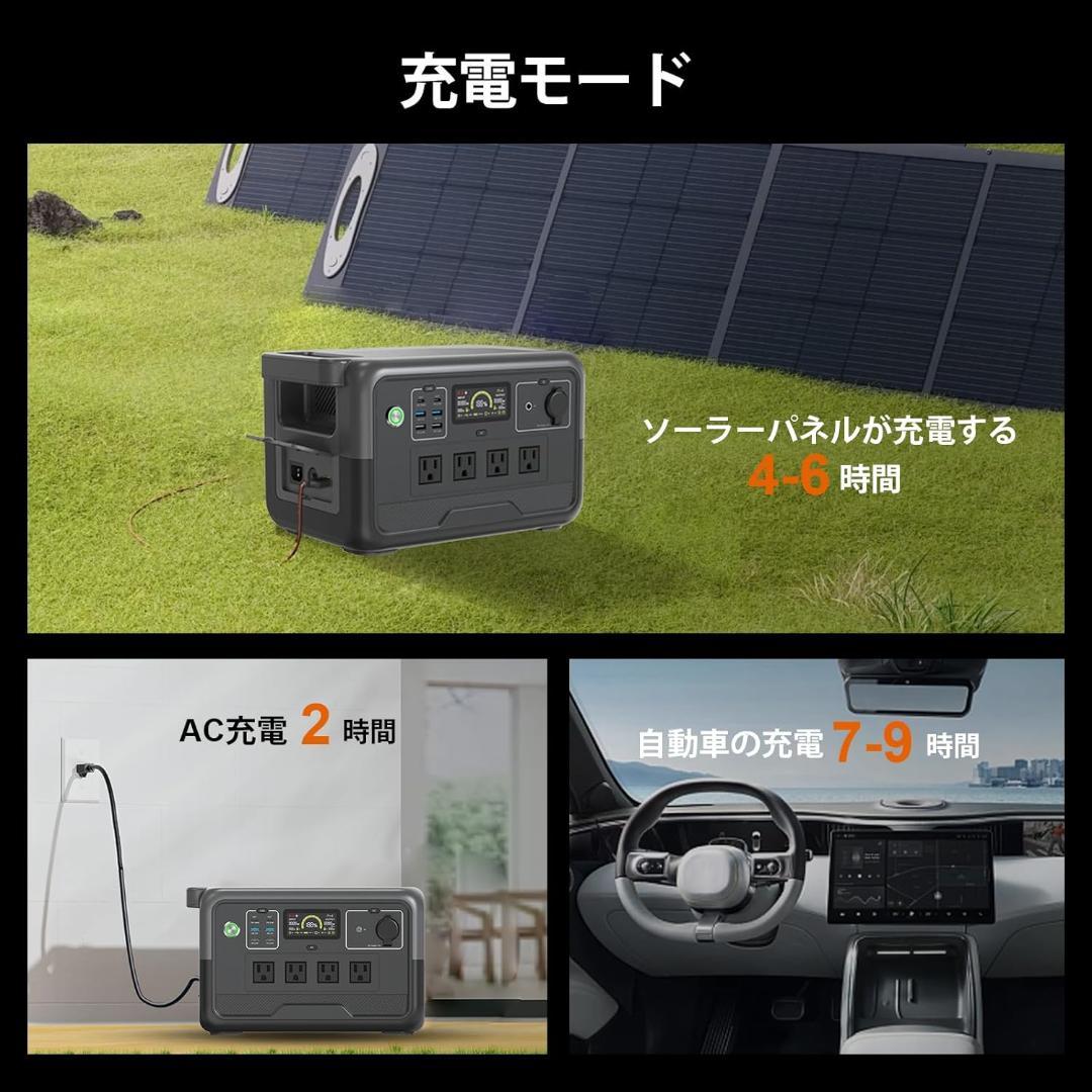 OMNIBATTポータブル電源 SD800、大容量768Wh LiFePO4