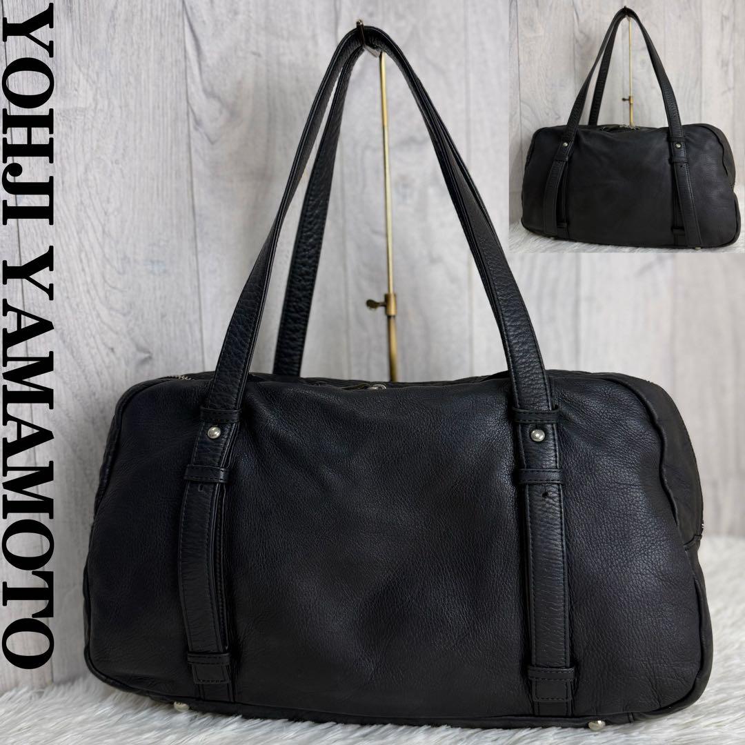 YOHJI YAMAMOTO ヨウジ ヤマモト レザー ベルト ショルダーバッグ