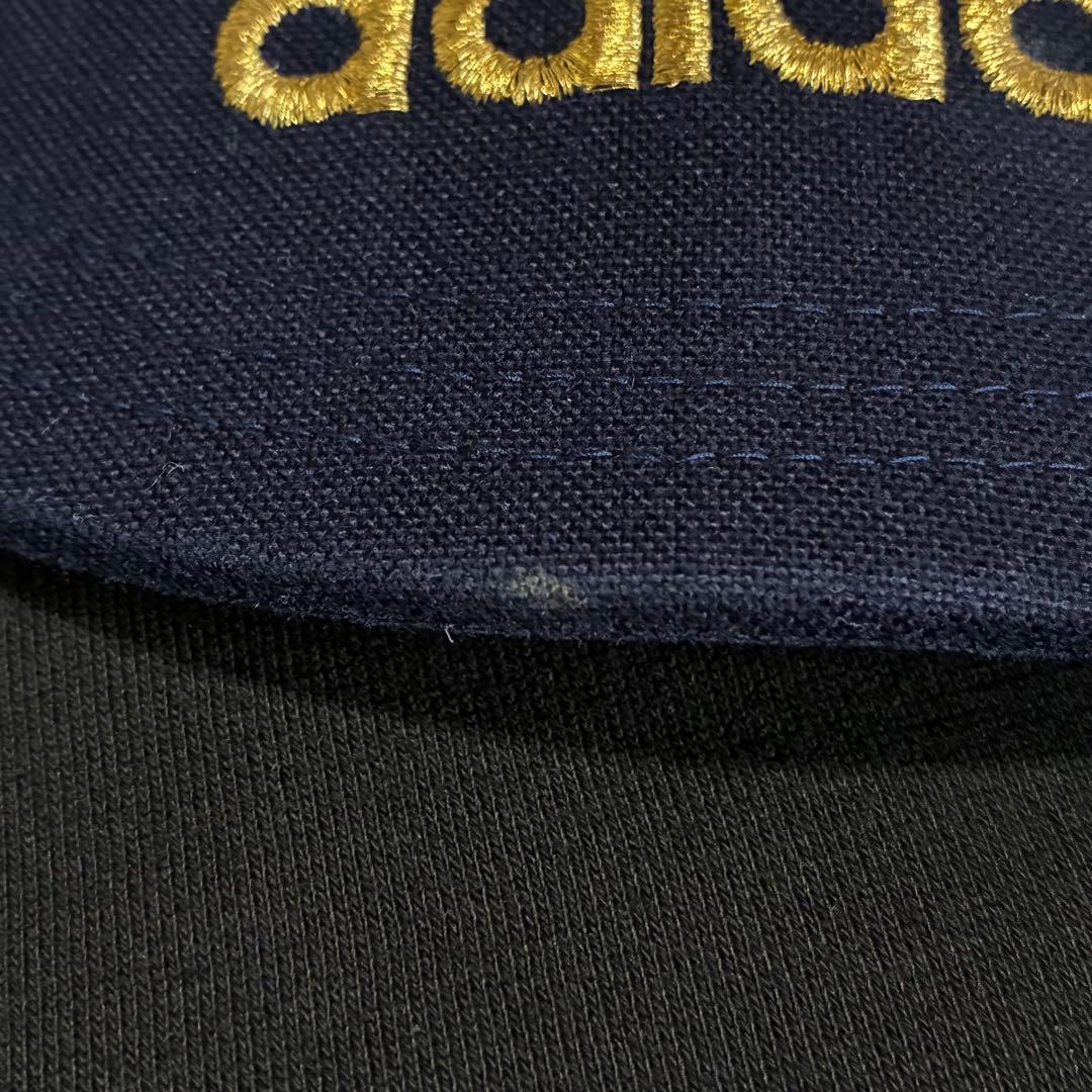 80s old adidas デサント製 キャップ トレフォイルロゴ アディダス