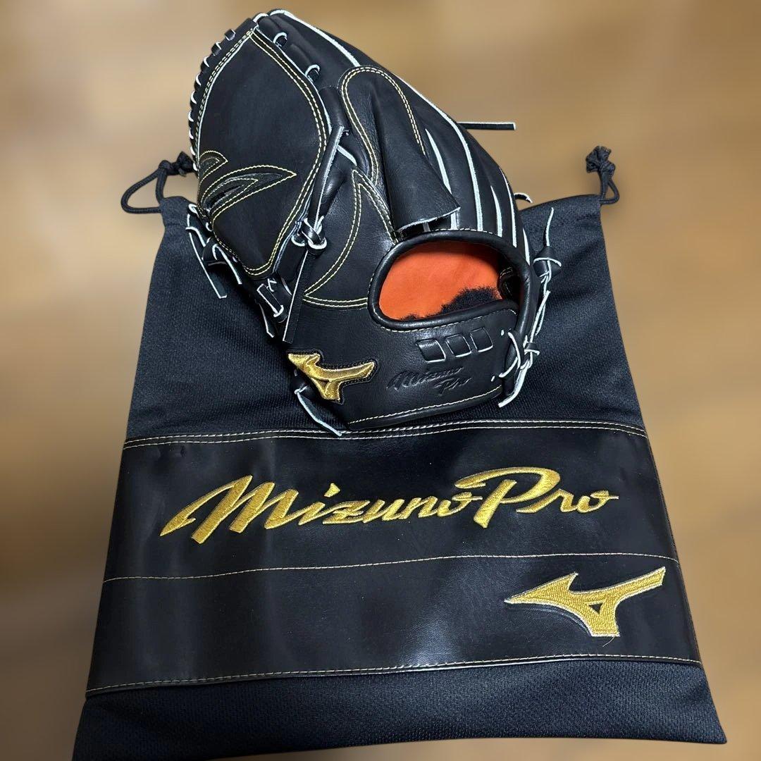 Mizuno Pro ミズノプロ 硬式 左 投手 グローブ 黒 5DNA