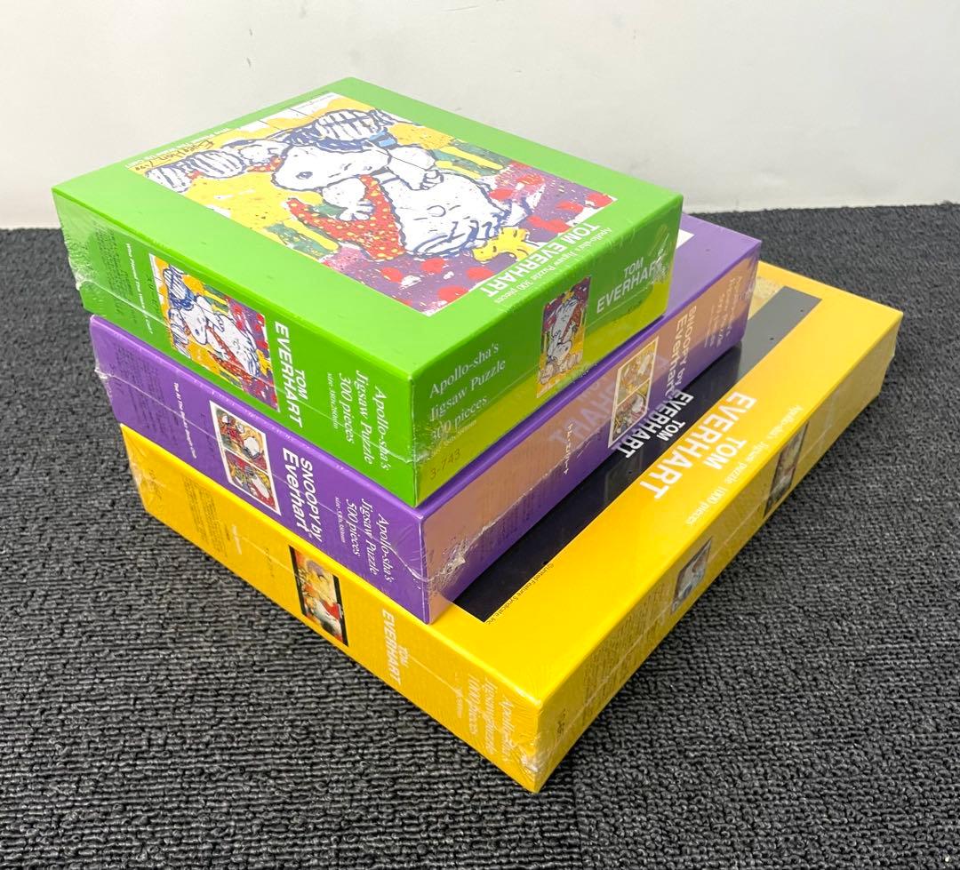 希少 未開封 スヌーピー トムエバハート ジグソーパズル 3点まとめ