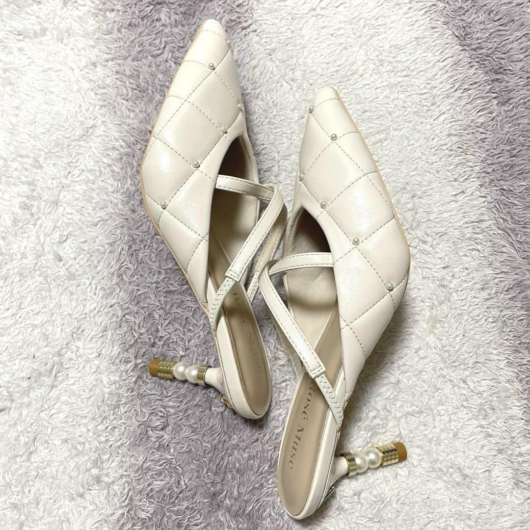 「a25」ロゼミューズQuilting cross mule/ミュール/サンダル