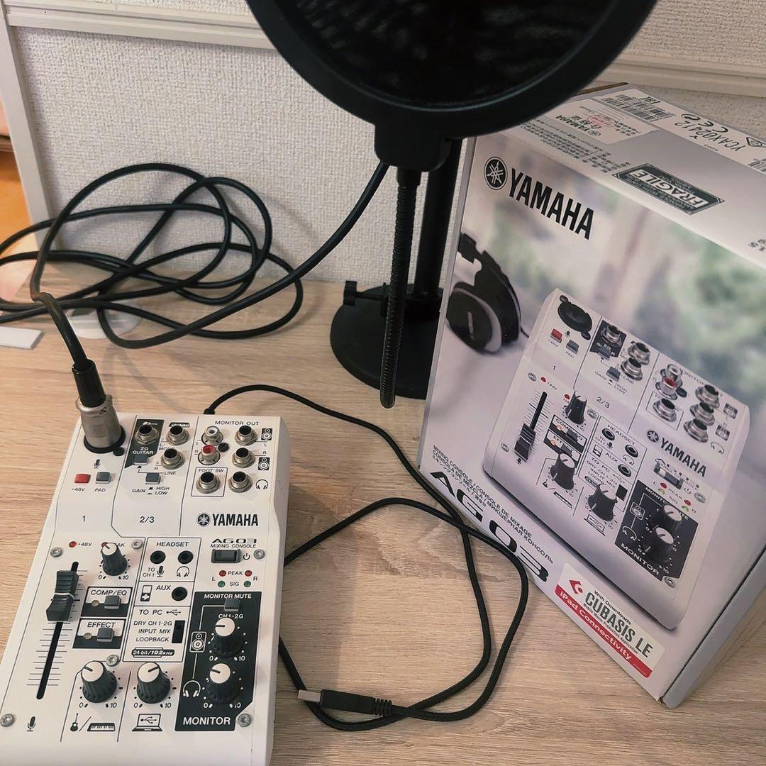 の*す様 YAMAHA AG03 ミキシングコンソールマイクセット