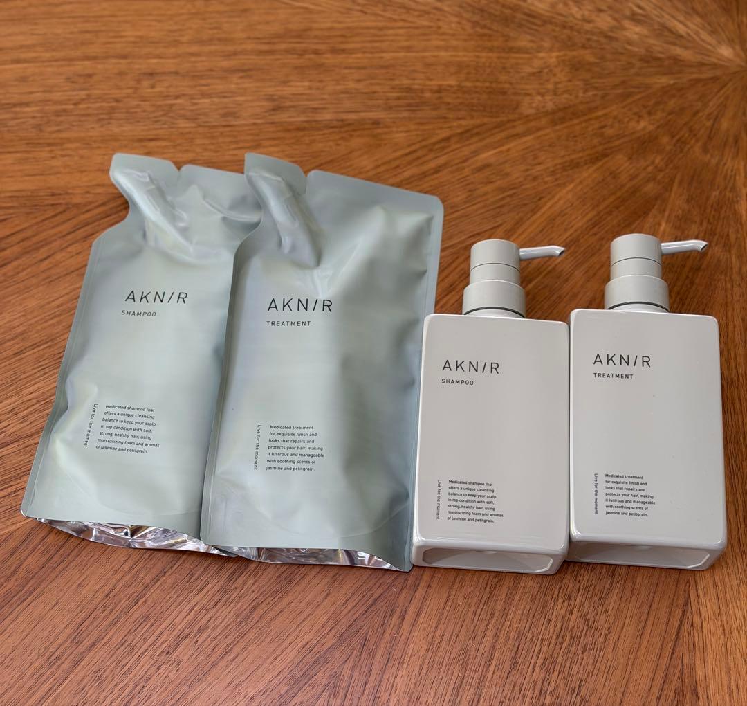 AKNIR アクニー シャンプー トリートメント300ml 詰め替え4点セット