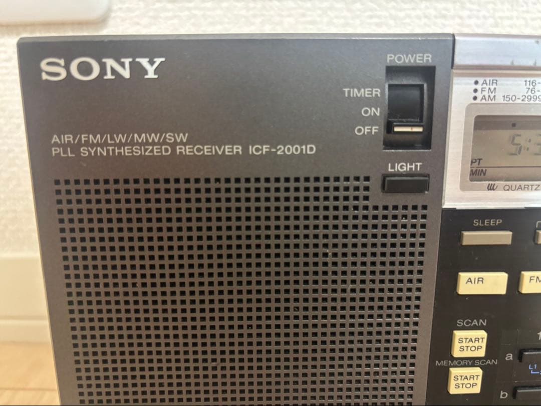 SONY ICF-2001D 動作確認済み