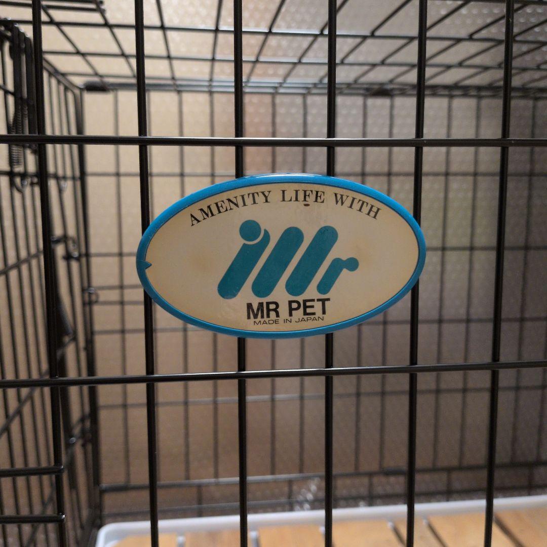 日本製ミスターペットの犬用折りたたみゲージ（プラスチック餌入れプレゼント）