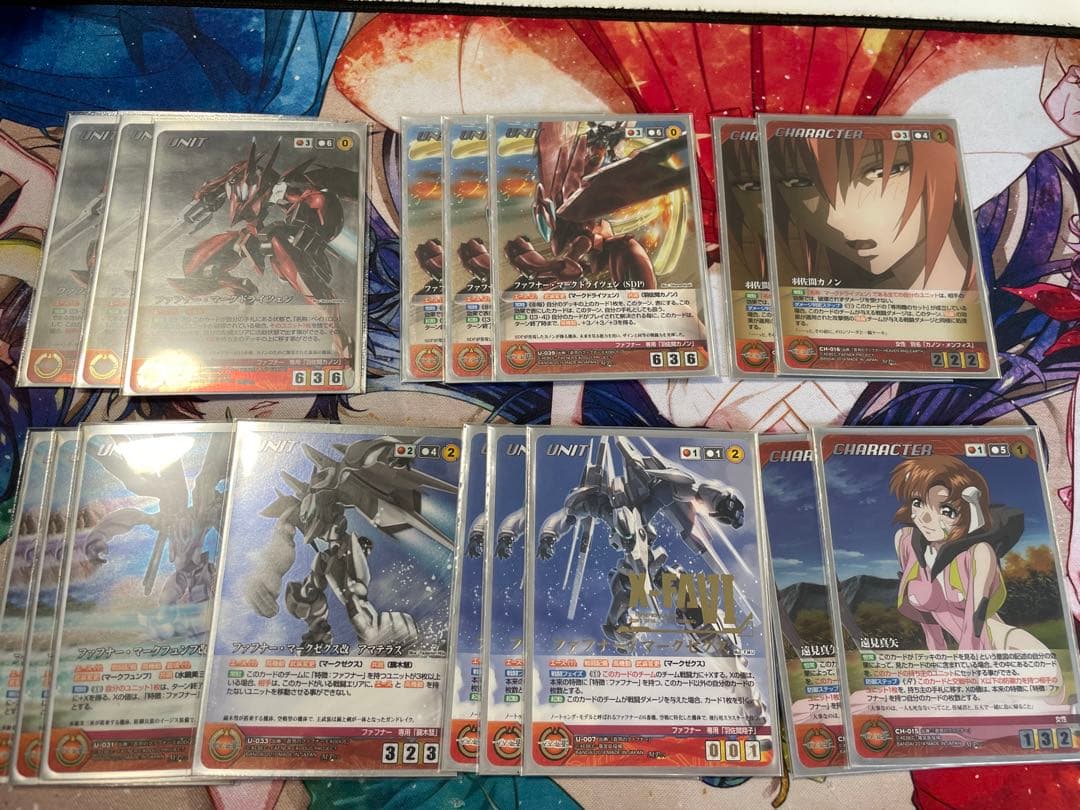 クルセイド赤ファフナーデッキMPデッキパーツ多数