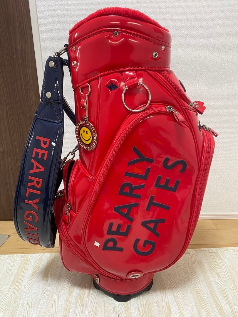 パーリーゲイツ　キャディ バッグ　　トーナメントモデル　赤　レッド　ツアー
