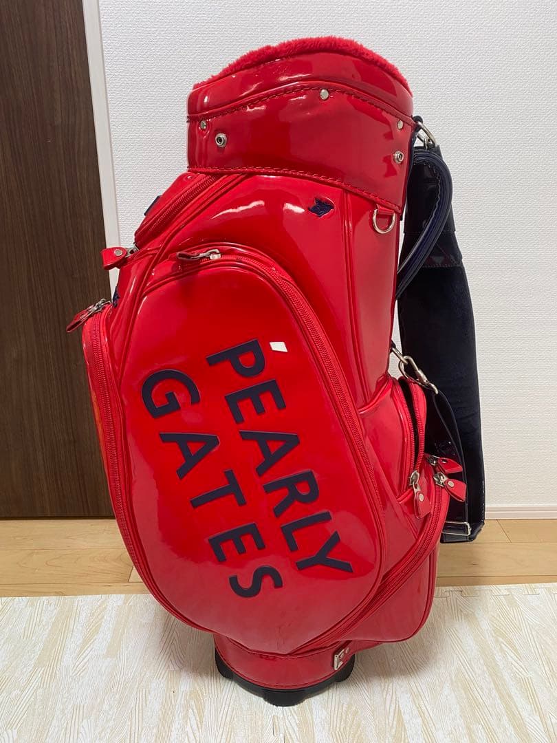 パーリーゲイツ　キャディ バッグ　　トーナメントモデル　赤　レッド　ツアー
