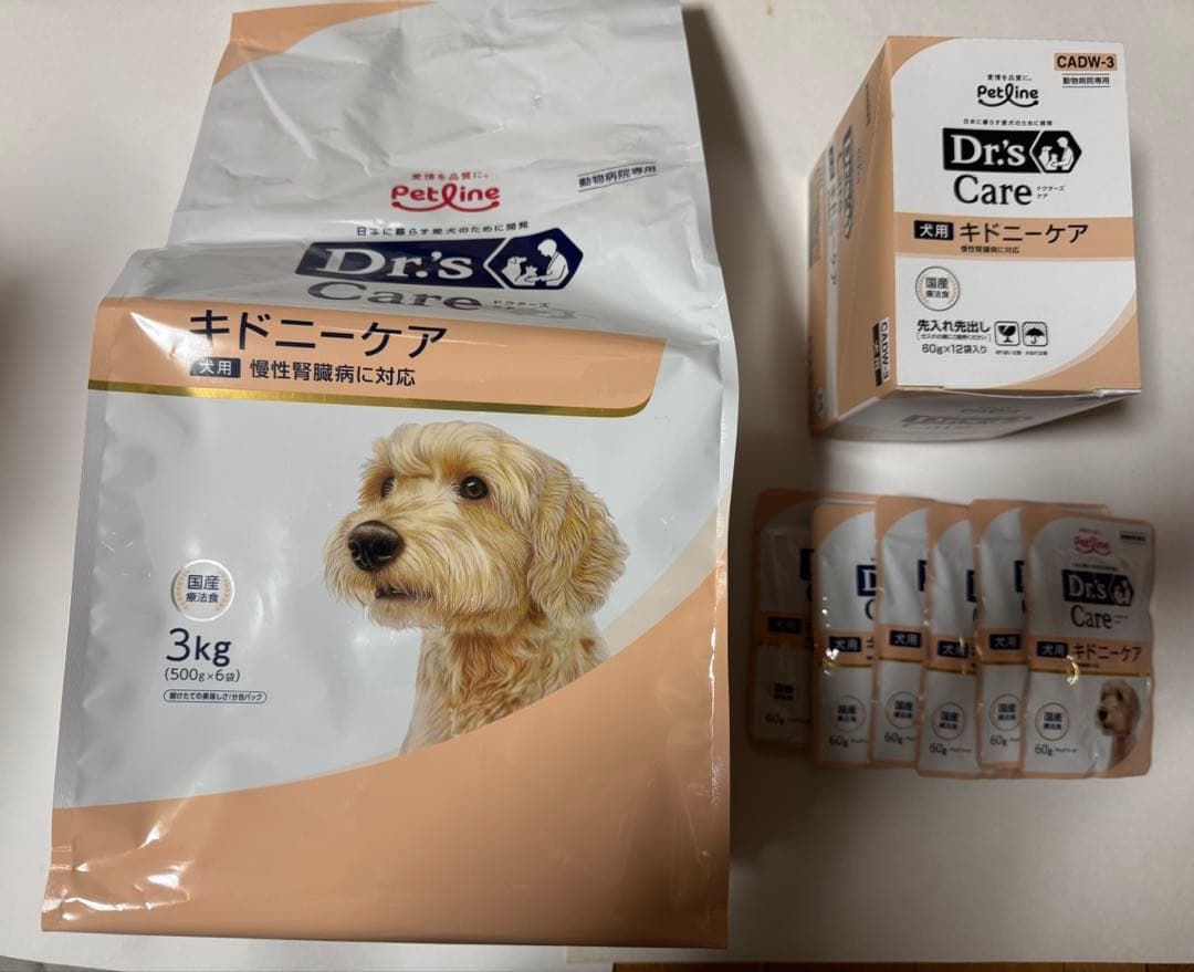 ペットライン　ドクターズケア　犬用　キドニーケアドライタイプ　ウェットタイプ