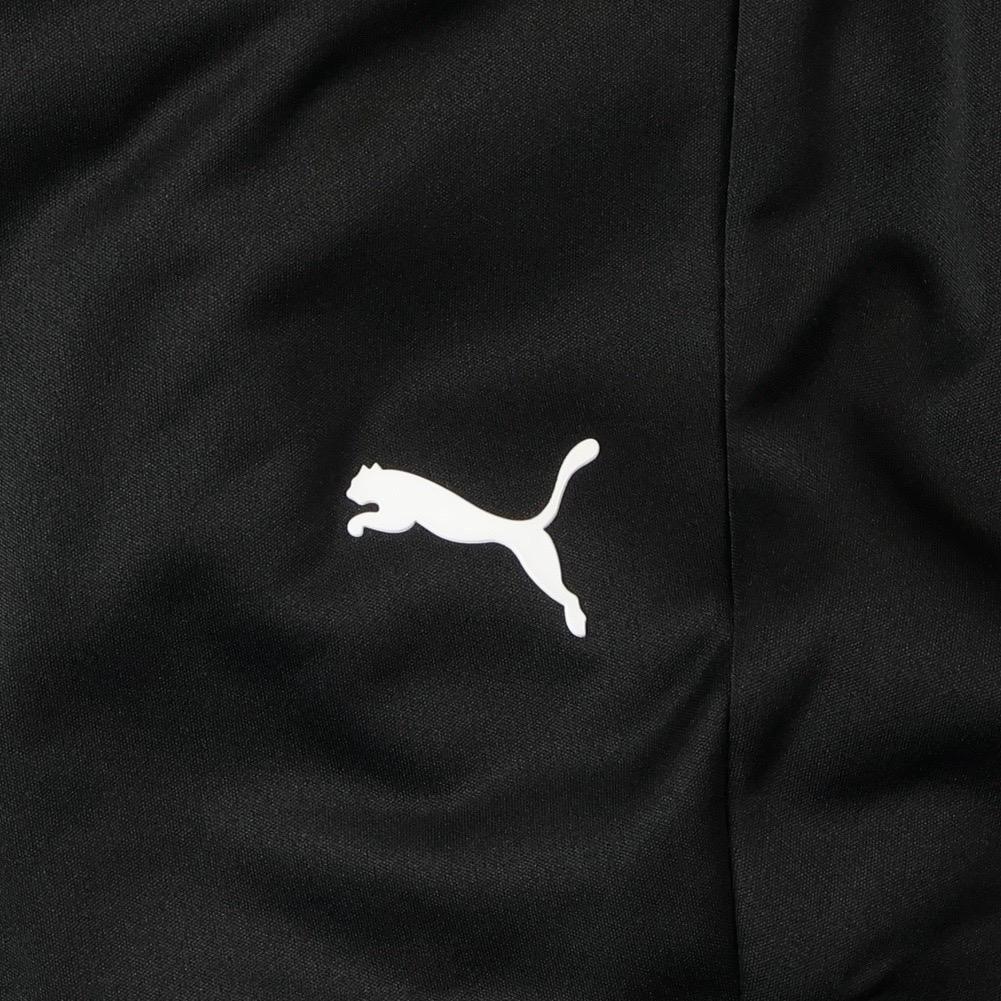 【S】秋冬 プーマ ゴルフ 保温 裏フリース ボンディング テーパードパンツ 黒