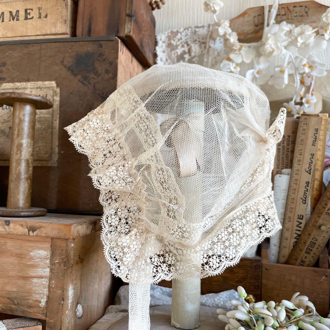 フランスアンティーク　ボネ